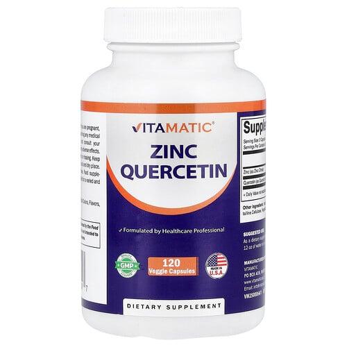 Vitamatic Zinc Quercetin 120 Veggie Capsules product image
