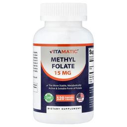 Vitamatic Methyl Folate 15 Mg 120 Vegetable Capsules