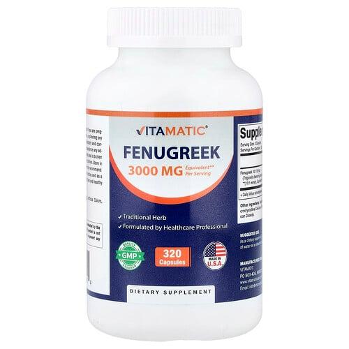 Vitamatic Fenugreek 320 Capsules 150 Mg Per Capsule