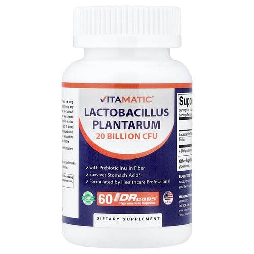 Vitamatic Lactobacillus Plantarum 60 Drcaps Hypromellose Capsules
