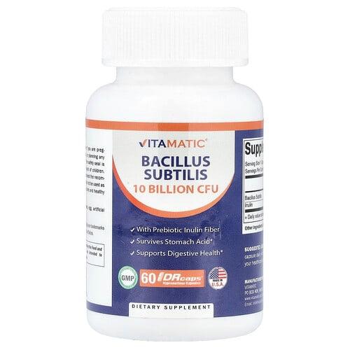 Vitamatic Bacillus Subtilis 60 Drcaps Hypromellose Capsules