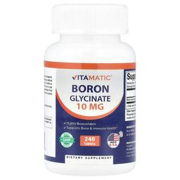 Vitamatic Boron Glycinate 10 Mg 240 Tablets