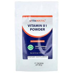 Vitamatic Vitamin B1 Powder Unflavored 3 5 Oz 100 G