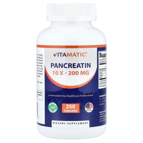 Vitamatic Pancreatin 250 Capsules