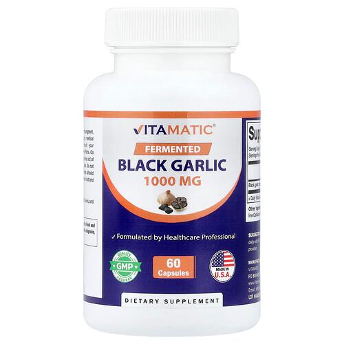 Vitamatic Fermented Black Garlic 60 Capsules 500 Mg Per Capsule