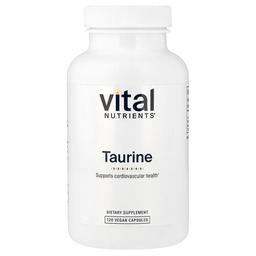 Vital Nutrients Taurine 120 Vegan Capsules 1 000 Mg Per Capsule