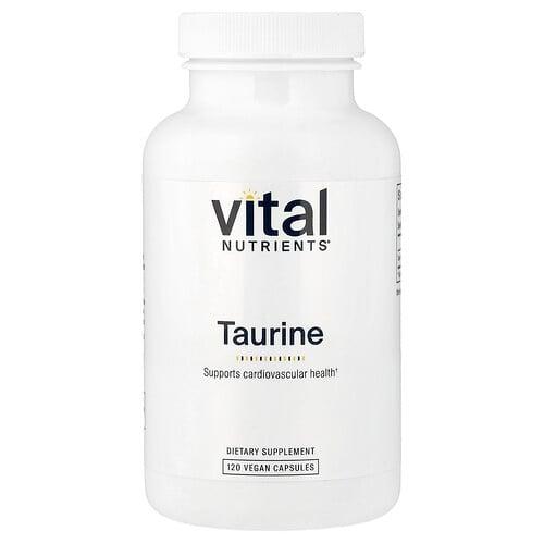 Vital Nutrients Taurine 120 Vegan Capsules 1 000 Mg Per Capsule