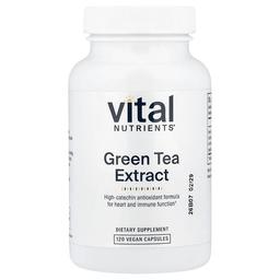 Vital Nutrients Green Tea Extract 120 Vegan Capsules 275 Mg Per Capsule
