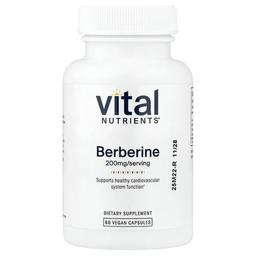 Vital Nutrients Berberine 200 Mg 60 Vegan Capsules
