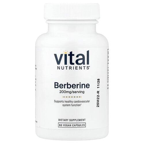 Vital Nutrients Berberine 200 Mg 60 Vegan Capsules product image