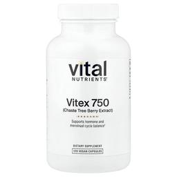 Vital Nutrients Vitex 750 120 Vegan Capsules 750 Mg Per Capsule