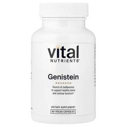 Vital Nutrients Genistein 60 Vegan Capsules 125 Mg Per Capsule