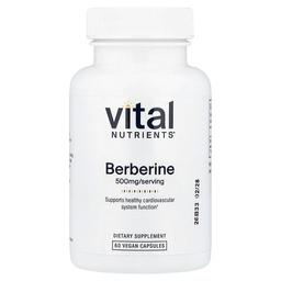 Vital Nutrients Berberine 500 Mg 60 Vegan Capsules