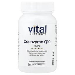 Vital Nutrients Coenzyme Q10 100 Mg 60 Vegan Capsules