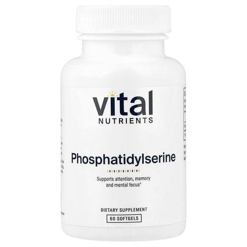 Vital Nutrients Phosphatidylserine 60 Softgels 150 Mg Per Softgel