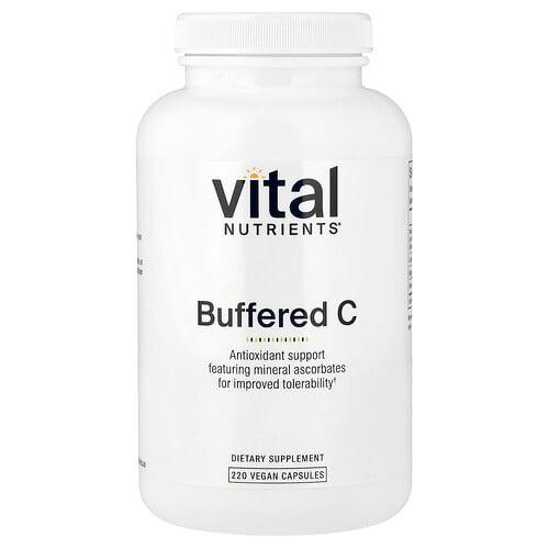 Vital Nutrients Buffered C 220 Vegan Capsules