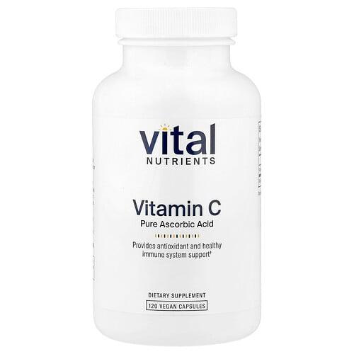 Vital Nutrients Vitamin C 120 Vegan Capsules 1 000 Mg Per Capsule