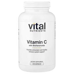 Vital Nutrients Vitamin C With Bioflavonoids 220 Capsules