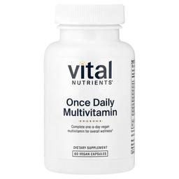 Vital Nutrients Once Daily Multivitamin 60 Vegan Capsules