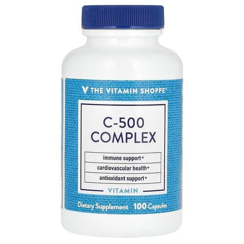The Vitamin Shoppe C 500 Complex 100 Capsules product image