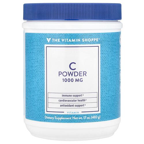 The Vitamin Shoppe C Powder 17 Oz 482 Mg