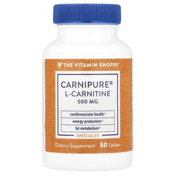 The Vitamin Shoppe Carnipure L Carnitine 500 Mg 50 Tablets