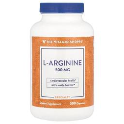 The Vitamin Shoppe L Arginine 500 Mg 300 Capsules