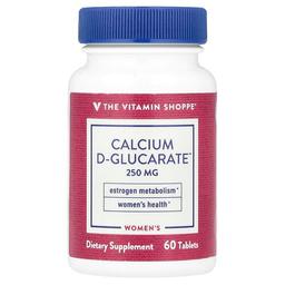 The Vitamin Shoppe Women S Calcium D Glucarate 250 Mg 60 Tablets