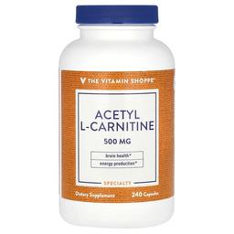 The Vitamin Shoppe Acetyl L Carnitine 500 Mg 240 Capsules