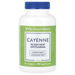 The Vitamin Shoppe Cayenne 100 Vegetable Capsules 450 Mg Per Capsule