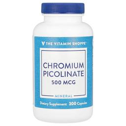 The Vitamin Shoppe Chromium Picolinate 500 Mcg 300 Capsules