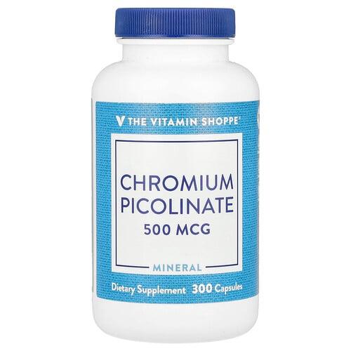 The Vitamin Shoppe Chromium Picolinate 500 Mcg 300 Capsules