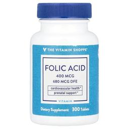 The Vitamin Shoppe Folic Acid 680 Mcg Dfe 300 Tablets
