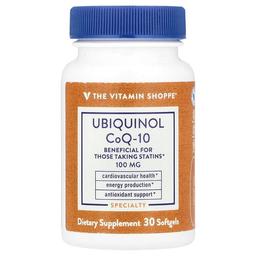 The Vitamin Shoppe Ubiquinol Coq 10 30 Softgels