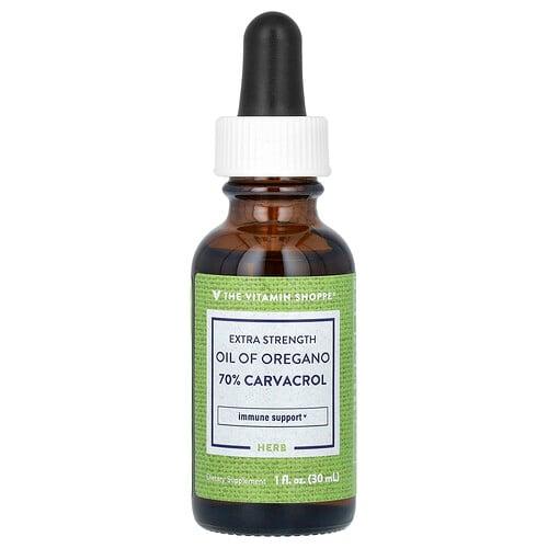 The Vitamin Shoppe Oil Of Oregano 1 Fl Oz 30 Ml
