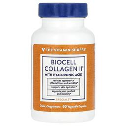 The Vitamin Shoppe Biocell Collagen Ii With Hyaluronic Acid 60 Vegetable Capsules