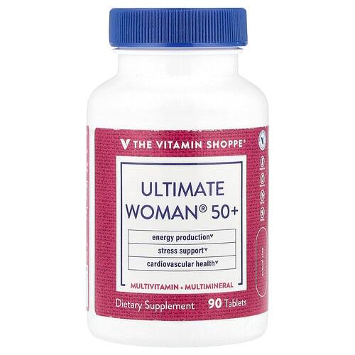 The Vitamin Shoppe Ultimate Woman 50 Multivitamin Multimineral 90 Tablets