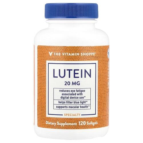 The Vitamin Shoppe Lutein 20 Mg 120 Softgels