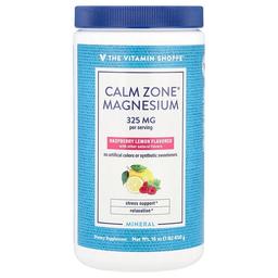 The Vitamin Shoppe Calm Zone Magnesium Raspberry Lemon 16 Oz 450 G