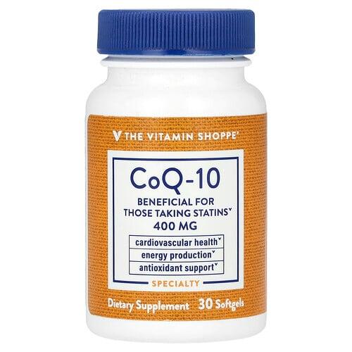 The Vitamin Shoppe Coq 10 400 Mg 30 Softgels