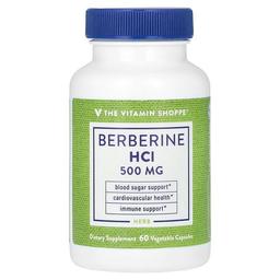 The Vitamin Shoppe Berberine Hcl 500 Mg 60 Vegetable Capsules