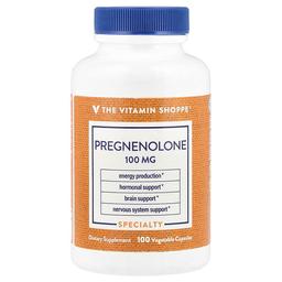The Vitamin Shoppe Pregnenolone 100 Mg 100 Vegetable Capsule