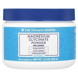 The Vitamin Shoppe Magnesium Glycinate Powder Unflavored 7 23 Oz 205 G