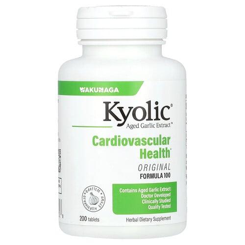 Kyolic Aged Garlic Extract Cardiovascular Original Formula 100 200 Tablets 300 Mg Per Tablet
