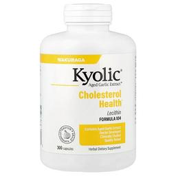 Kyolic Aged Garlic Extract Cholesterol Health Formula 104 300 Capsules