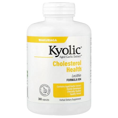 Kyolic Aged Garlic Extract Cholesterol Health Formula 104 300 Capsules