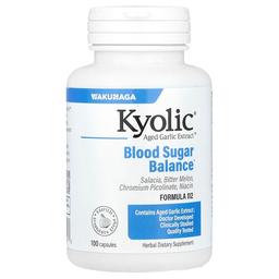 Kyolic Aged Garlic Extract Blood Sugar Balance Formula 112 100 Capsules