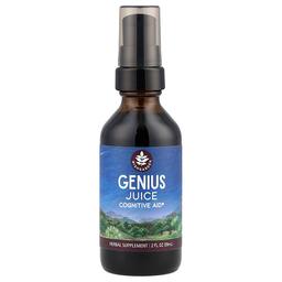 Wishgarden Herbs Genius Juice Cognitive Aid 2 Fl Oz 59 Ml