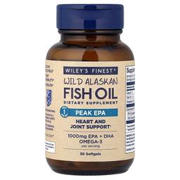 Wiley S Finest Wild Alaskan Fish Oil Peak Epa 30 Softgels