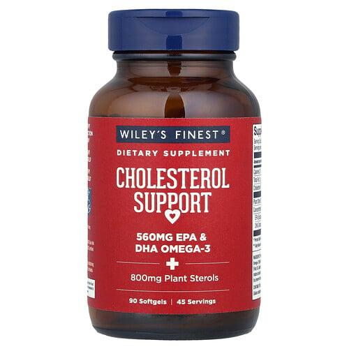 Wiley S Finest Cholesterol Support 90 Softgels